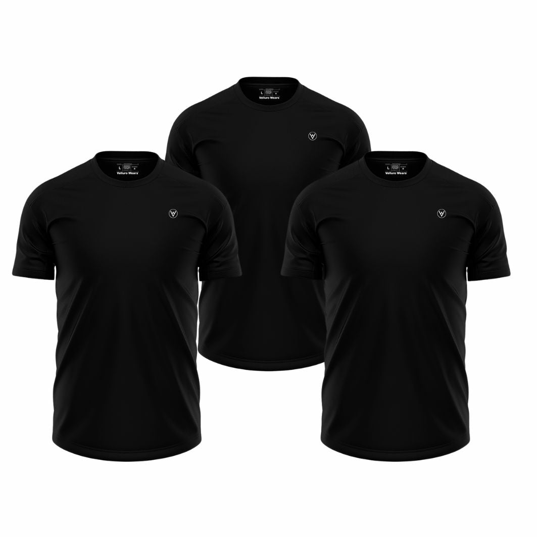 Pack of 3 Plain T-Shirts
